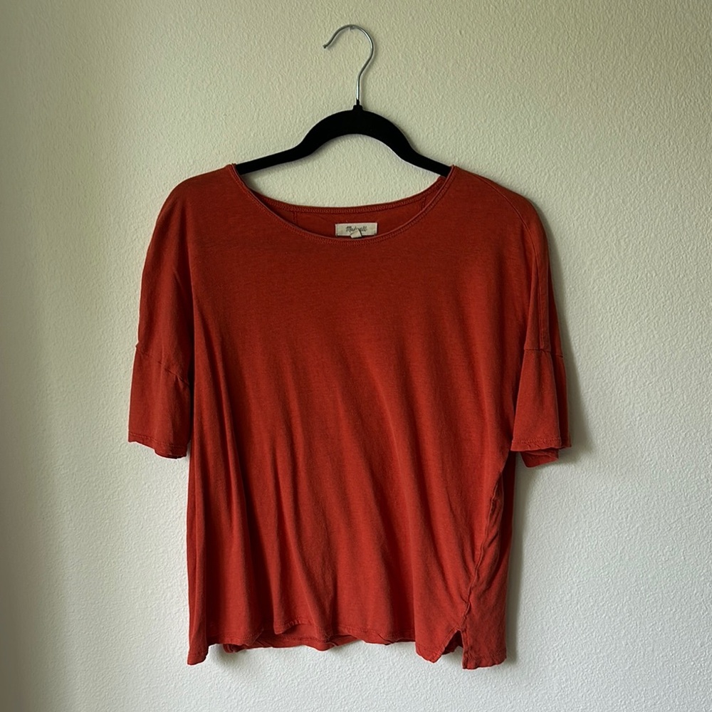 Women's Madewell Rust Top